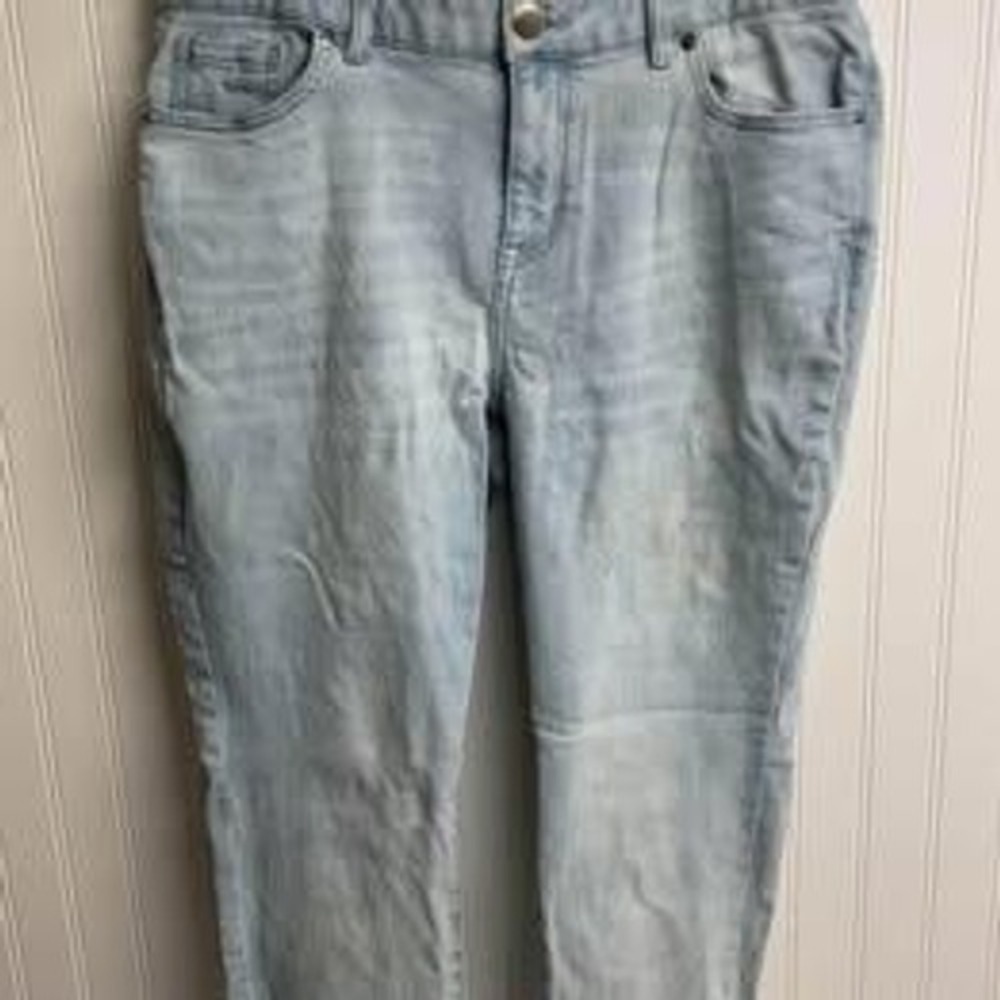 Lane Bryant Flex Magic Waistband Signature Fit Light Wash Skinny Jeans Size 24